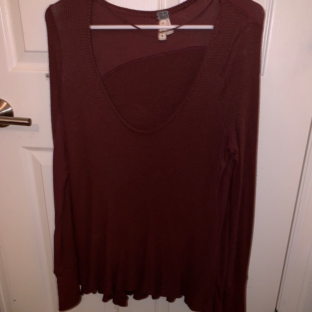 Maroon shirt